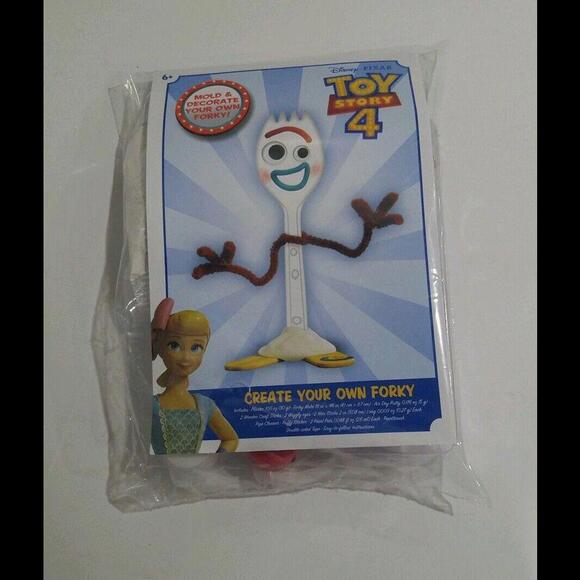 25 sets!! Toy Story 4 Activity Pack Build Forky set of eraser puppet and mosaic - Picture 4 of 5